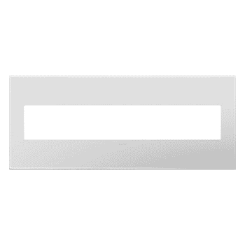 LeGrand adorne Powder White 6 Opening Wall Plate