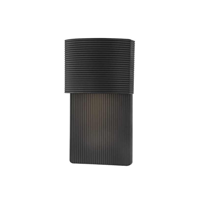 Tempe 1-Light Outdoor Wall Sconce in Soft Black