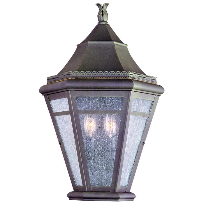 Troy Morgan Hill 2-Light 20" Outdoor Wall Light in Natural Rust Troy Morgan Hill 2-Light 20" Outdoor Wall Light in Natural Rust