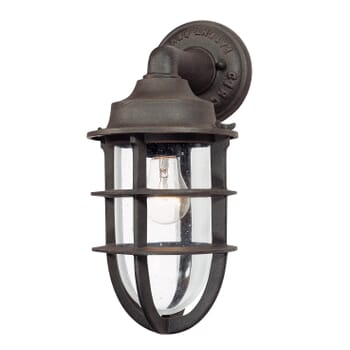 Troy Wilmington 15" Outdoor Wall Light in Nautical Rust