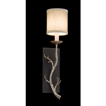 Troy Adirondack 21" Wall Sconce in Graphite and Silver Leaf
