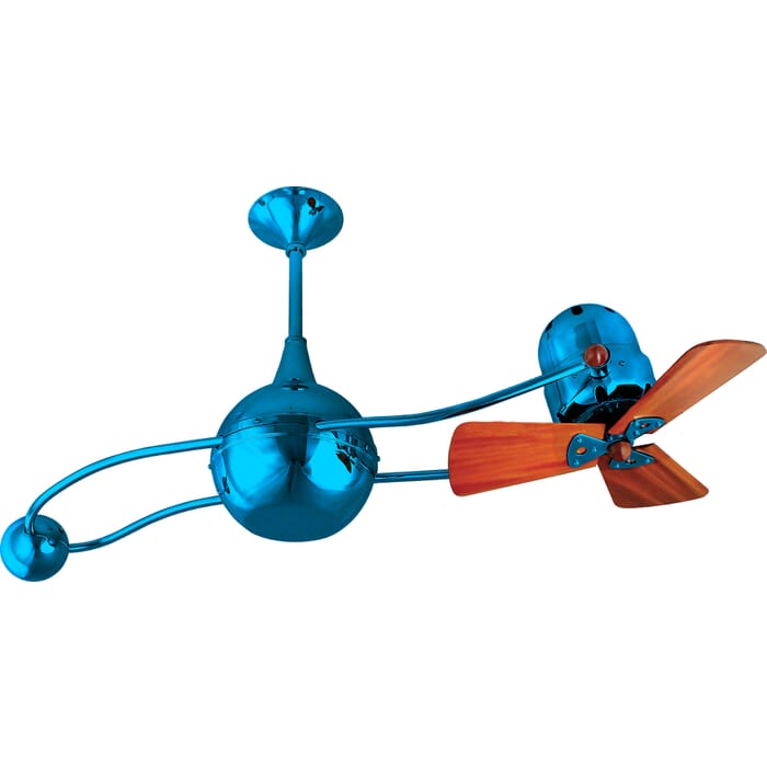Brisa 2000 3-Speed AC 40" Ceiling Fan in Light Blue with Mahogany blades Brisa 2000 3-Speed AC 40" Ceiling Fan in Light Blue with Mahogany blades
