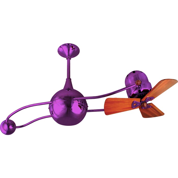 Brisa 2000 3-Speed AC 40" Ceiling Fan in Light Purple with Mahogany blades Brisa 2000 3-Speed AC 40" Ceiling Fan in Light Purple with Mahogany blades