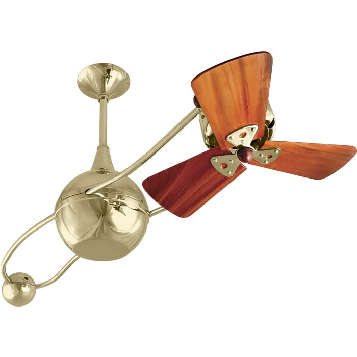 Brisa 2000 3-Speed AC 40" Ceiling Fan in Polished Brass with Mahogany blades Brisa 2000 3-Speed AC 40" Ceiling Fan in Polished Brass with Mahogany blades