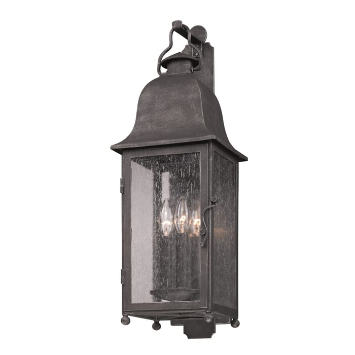 Troy Larchmont 3-Light 25" Outdoor Wall Light in Aged Pewter Troy Larchmont 3-Light 25" Outdoor Wall Light in Aged Pewter