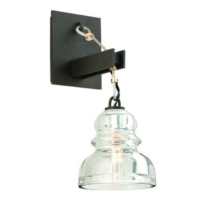 Troy Menlo Park 14" Wall Sconce in Deep Bronze Troy Menlo Park 14" Wall Sconce in Deep Bronze