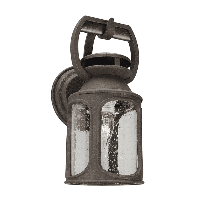 Troy Old Trail Outdoor Wall Light in Centennial Rust Troy Old Trail Outdoor Wall Light in Centennial Rust