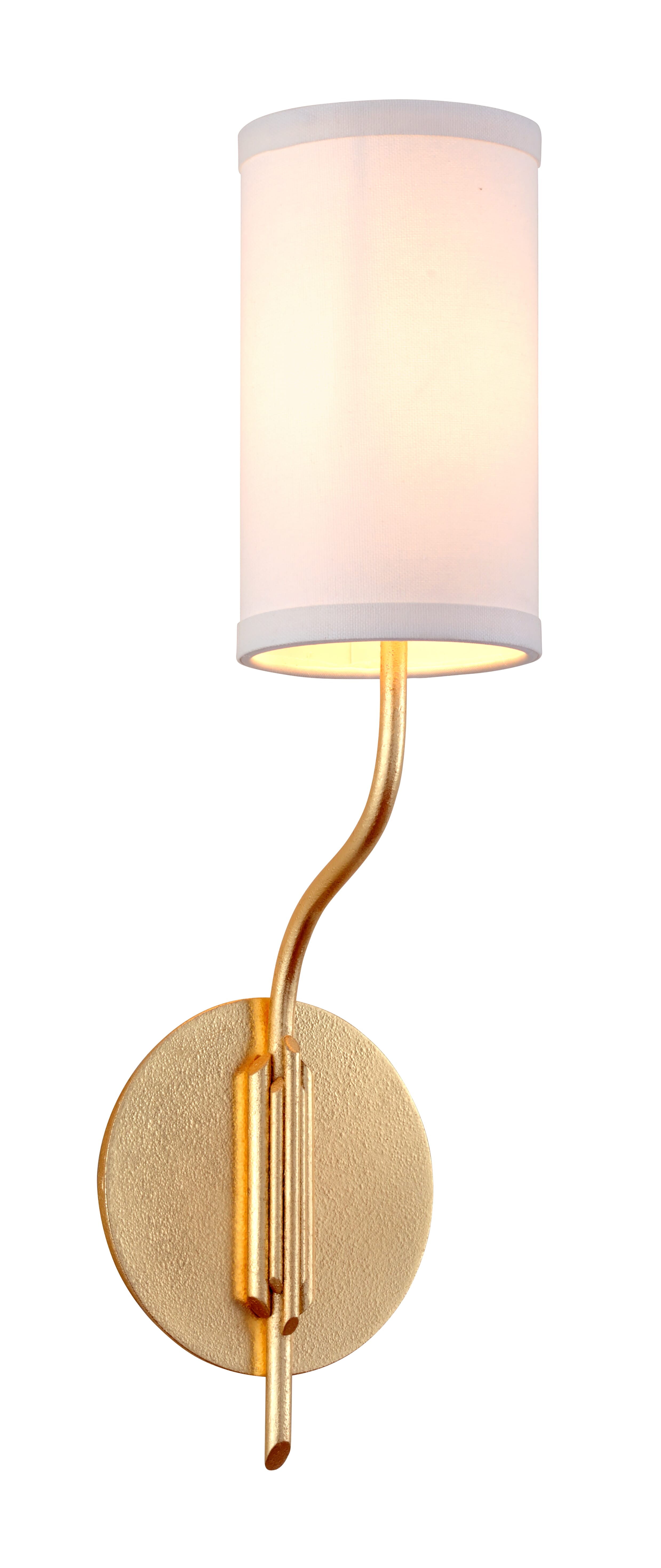 Troy Juniper 21" Wall Sconce in Textured Gold Leaf