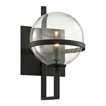 Troy Elliot 12" Wall Sconce in Textured Black