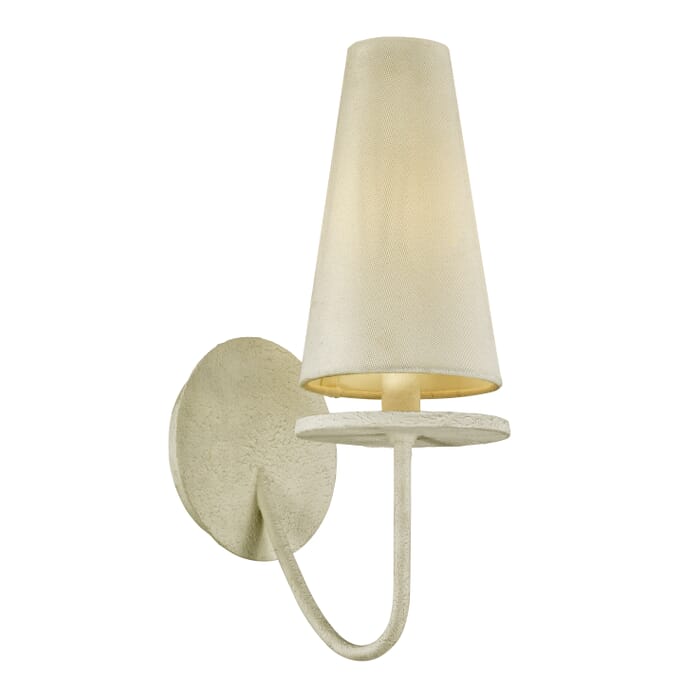 Troy Marcel 14" Wall Sconce in Gesso White Troy Marcel 14" Wall Sconce in Gesso White