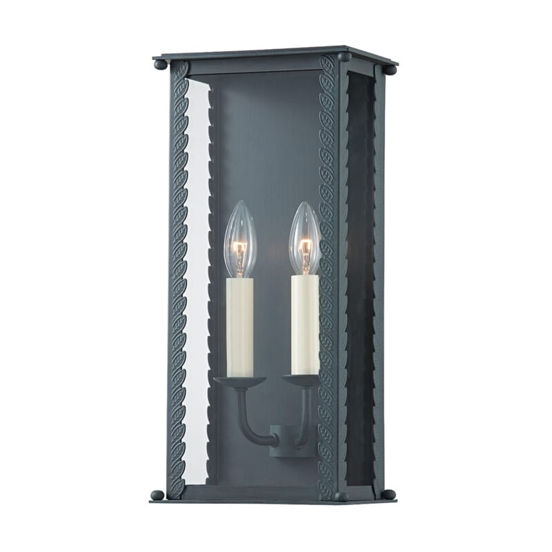 Zuma 2-Light Outdoor Wall Sconce in Verdigris