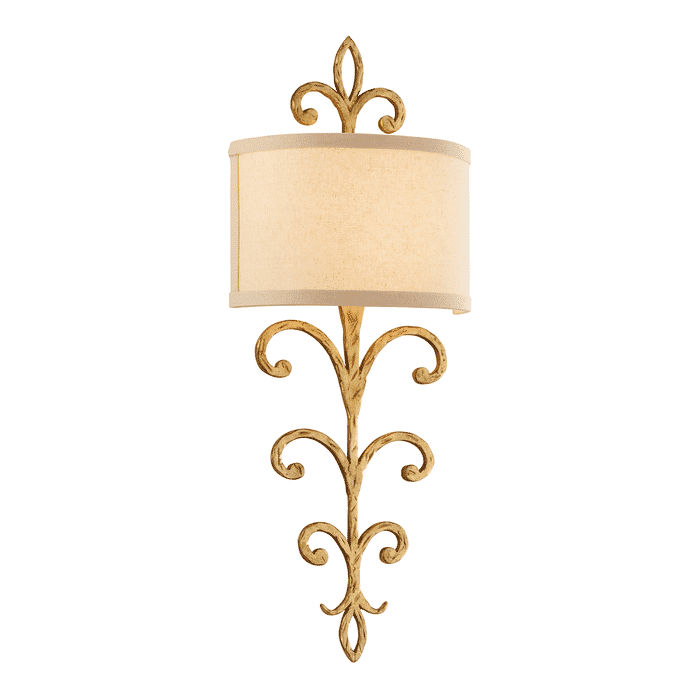 Troy Crawford 2-Light 26" Wall Sconce in Crawford Gold Troy Crawford 2-Light 26" Wall Sconce in Crawford Gold