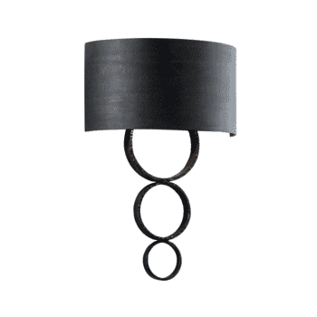 Troy Rivington 2-Light Wall Sconce in Charred Copper
