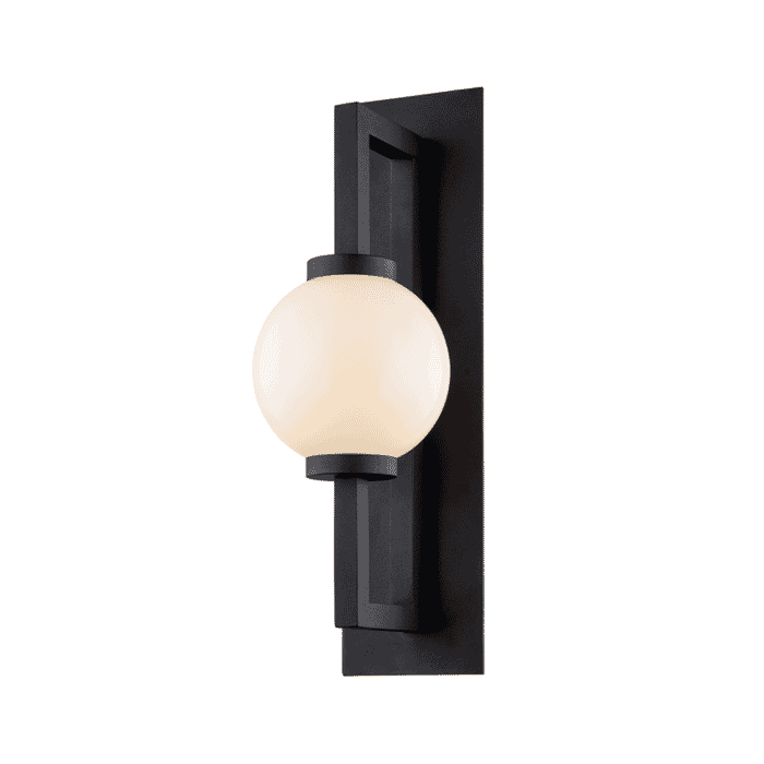 Troy Darwin Wall Sconce in Textured Black Troy Darwin Wall Sconce in Textured Black