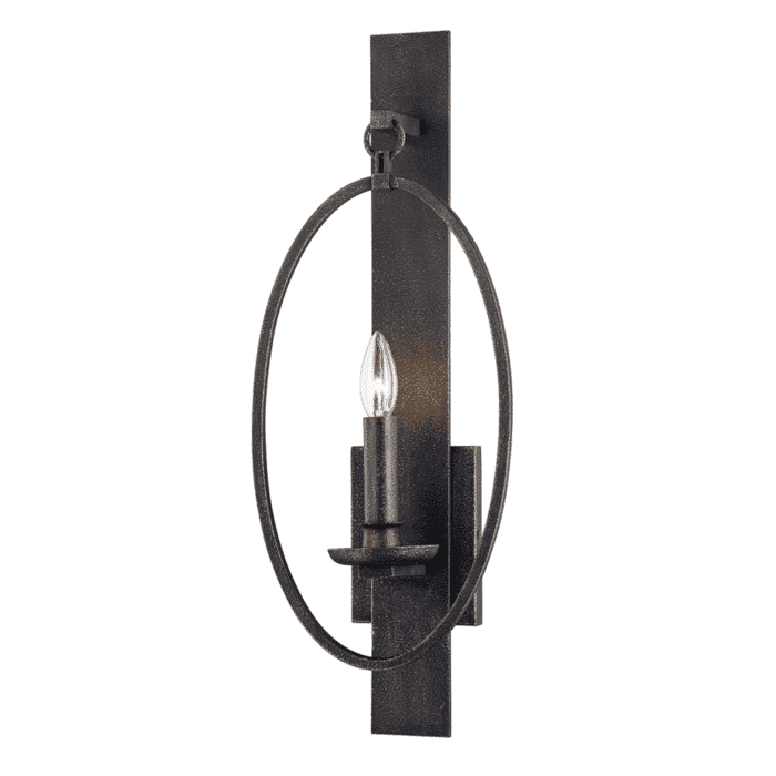 Troy Baily Wall Sconce in Aged Silver Troy Baily Wall Sconce in Aged Silver