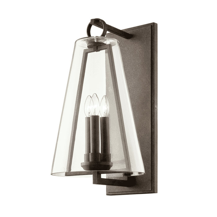 Troy Adamson 3-Light Wall Sconce in French Iron Troy Adamson 3-Light Wall Sconce in French Iron