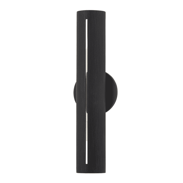 Troy Brandon Wall Sconce in Textured Black and Soft Black Combo Troy Brandon Wall Sconce in Textured Black and Soft Black Combo
