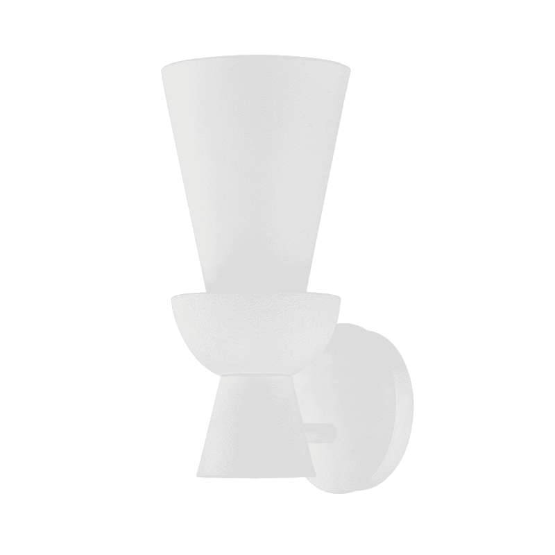 Troy Florence Wall Sconce in Gesso White