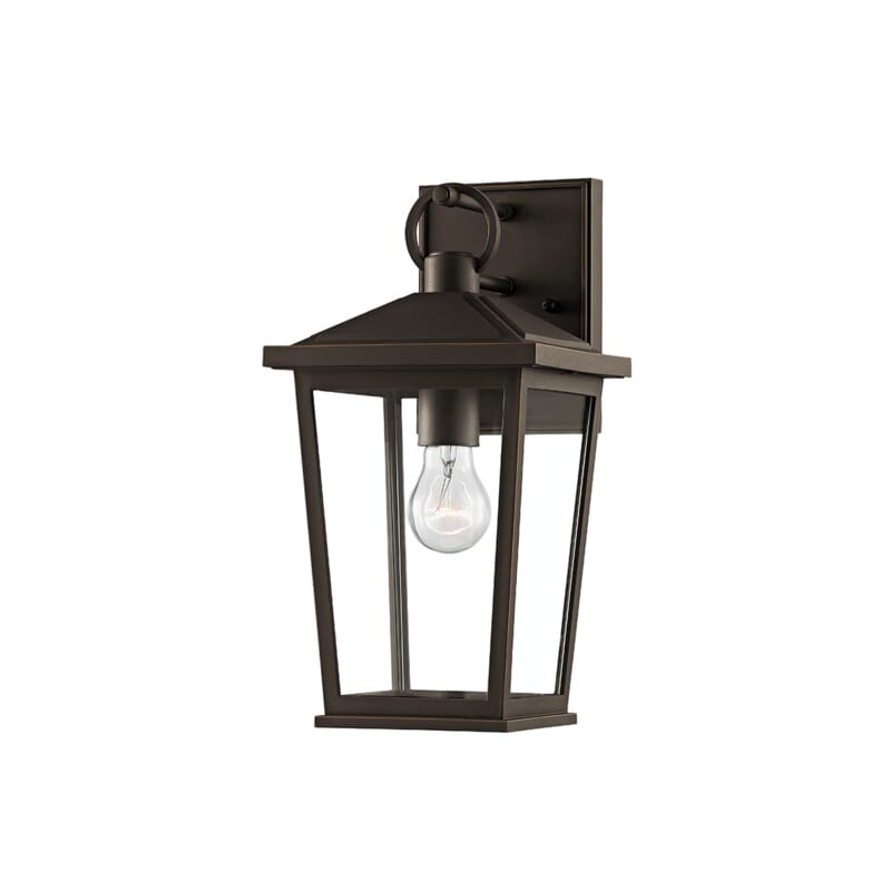 Soren 1-Light Outdoor Wall Sconce in Textured Bronze W/ Hl