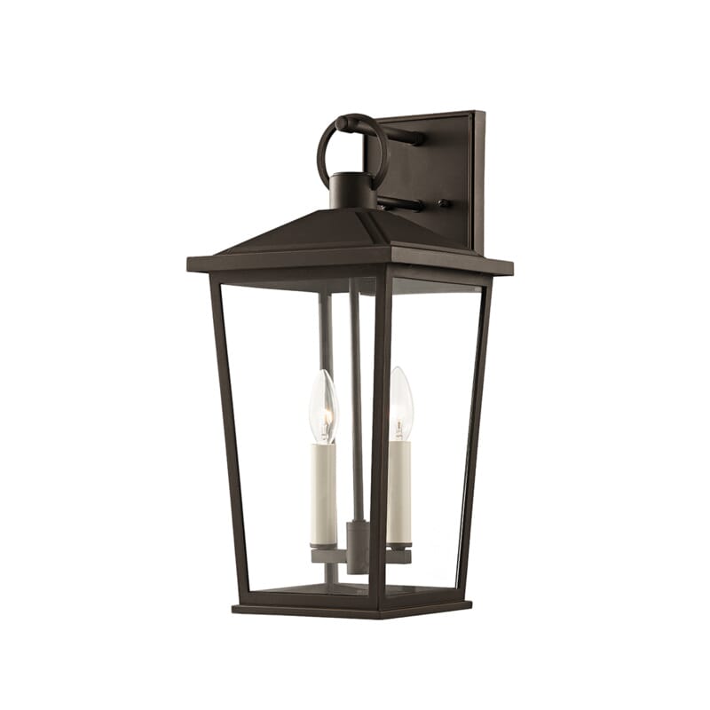 Soren 2-Light Outdoor Wall Sconce in Textured Bronze W/ Hl