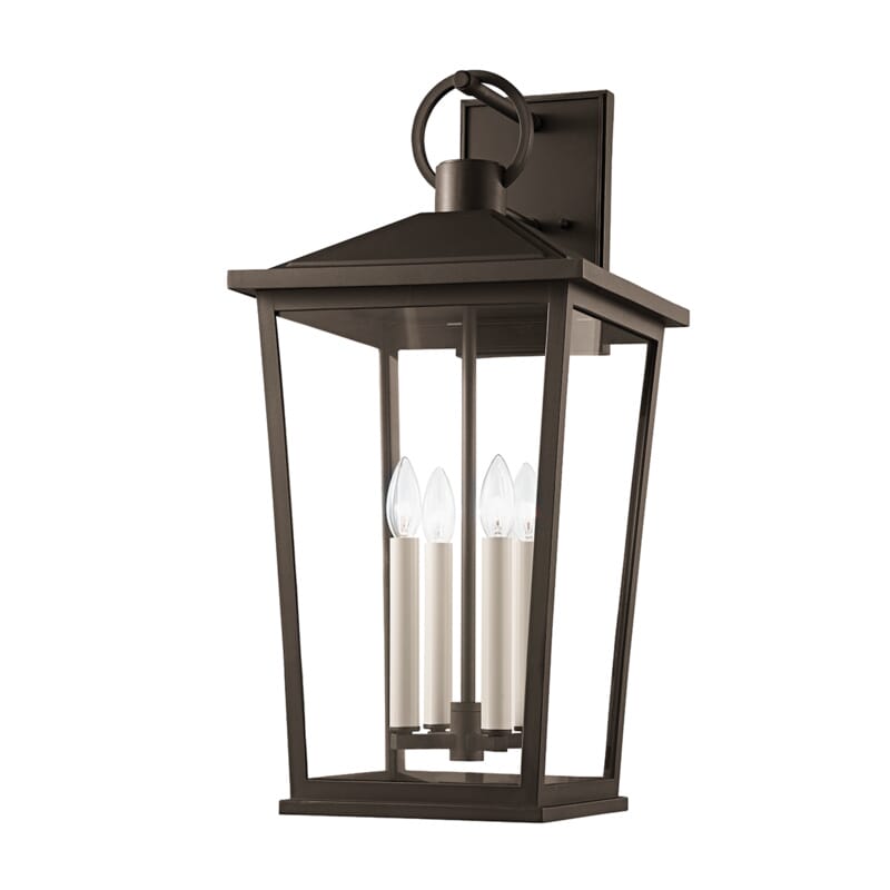 Soren 4-Light Outdoor Wall Sconce in Textured Bronze W/ Hl