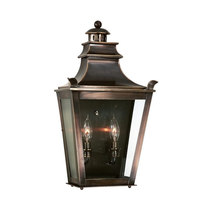 Troy Dorchester 2-Light 20" Outdoor Wall Light in English Bronze Troy Dorchester 2-Light 20" Outdoor Wall Light in English Bronze