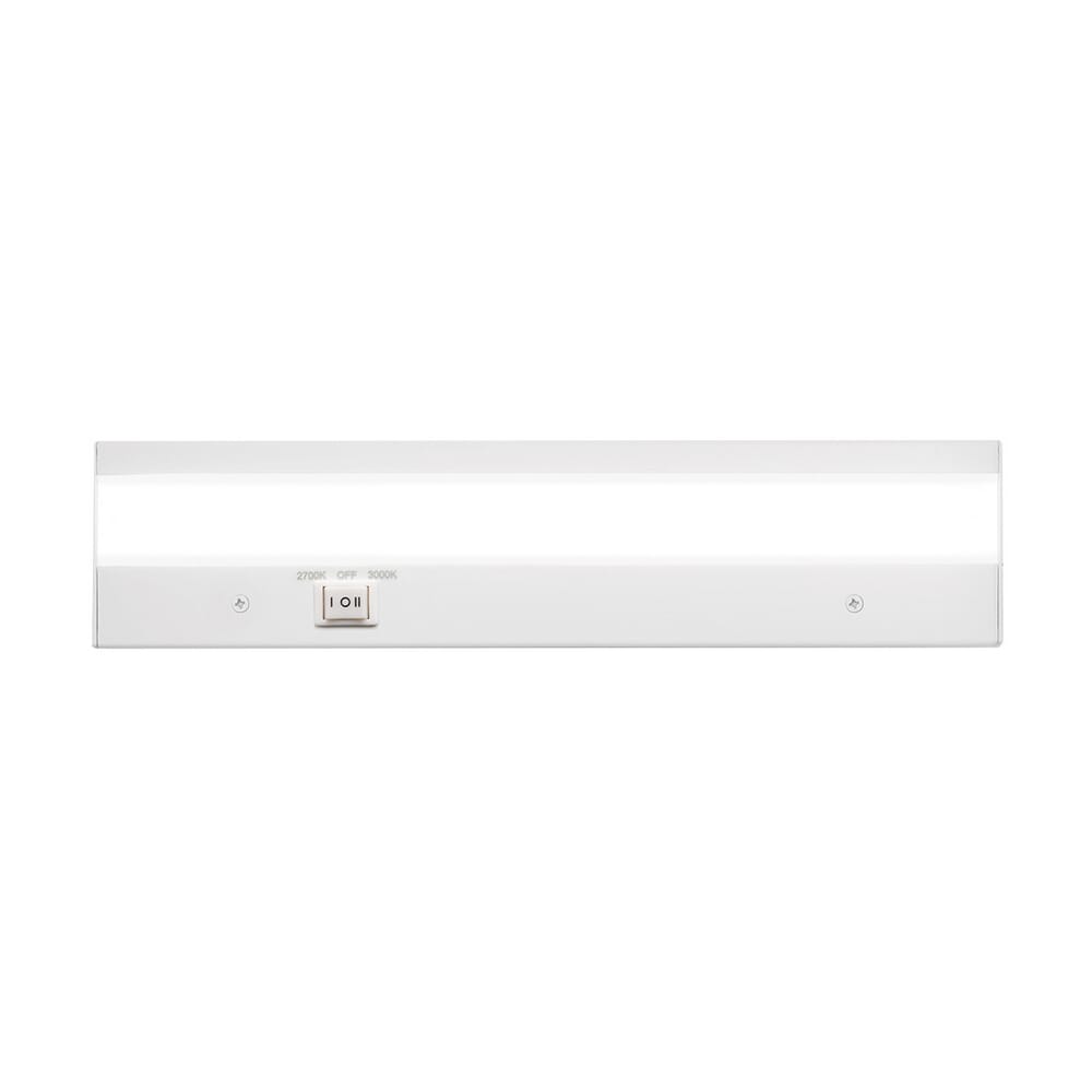 WAC Lighting 120V Duo 1-Light ACLED Dual Color Option Light Bar in White - BA-ACLED12-27/30WT