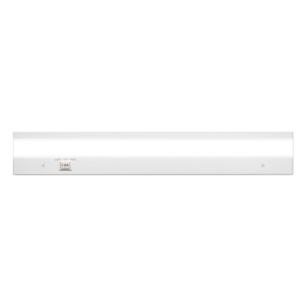 WAC Lighting 120V Duo 1-Light ACLED Dual Color Option Light Bar in White - BA-ACLED18-27/30WT