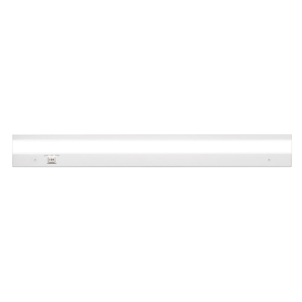 WAC Lighting 120V Duo 1-Light ACLED Dual Color Option Light Bar in White - BA-ACLED24-27/30WT