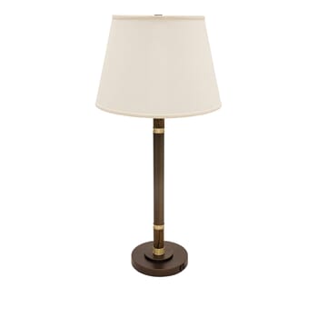 House of Troy Barton 33" Table Lamp in Chestnut Bronze with Satin Brass