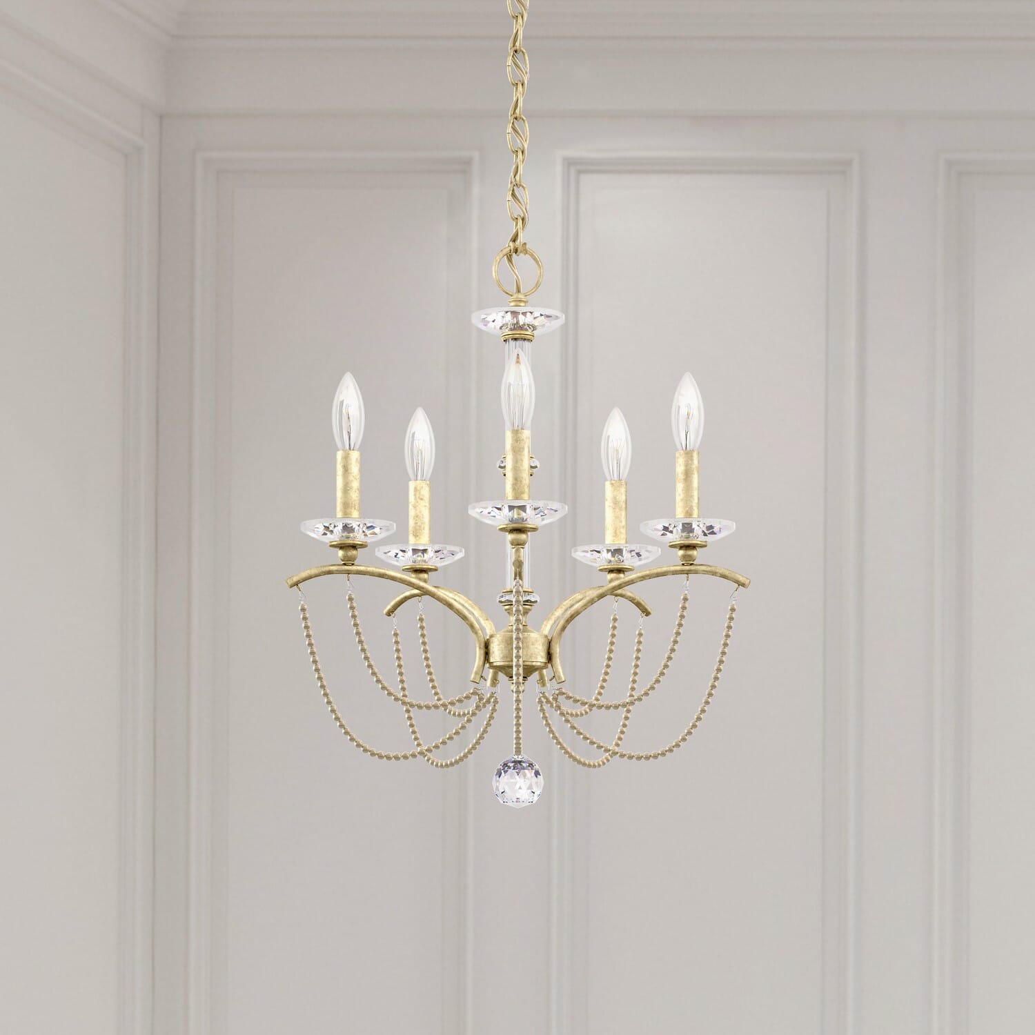 Priscilla 5-Light Chandelier in Black
