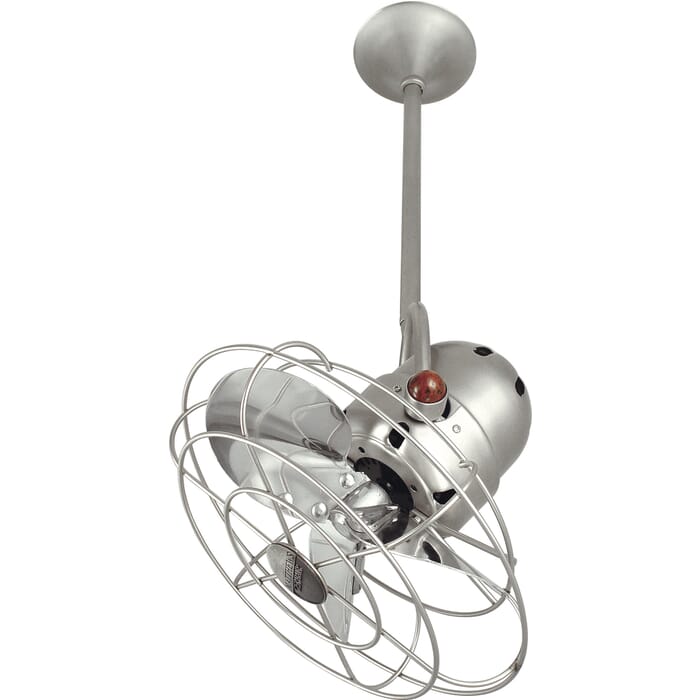 Bianca Direcional 3-Speed AC 13" Ceiling Fan in Brushed Nickel with Brushed Nickel blades Bianca Direcional 3-Speed AC 13" Ceiling Fan in Brushed Nickel with Brushed Nickel blades