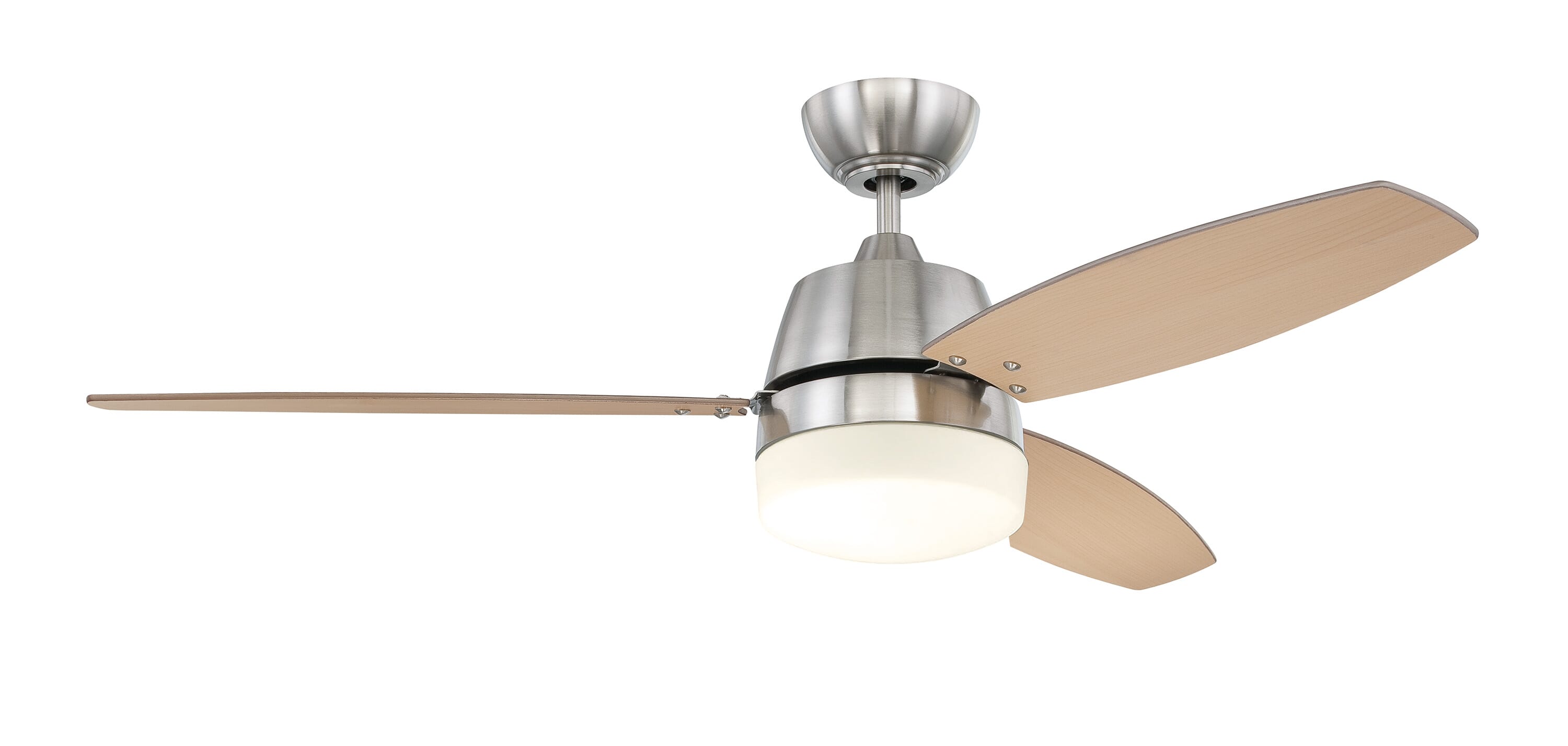 52" Beltre Ceiling Fan in Brushed Polished Nickel