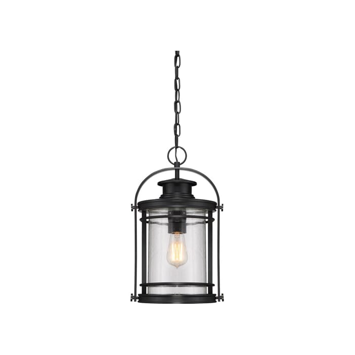 Quoizel Booker Pendant Light in Mystic Black Quoizel Booker Pendant Light in Mystic Black