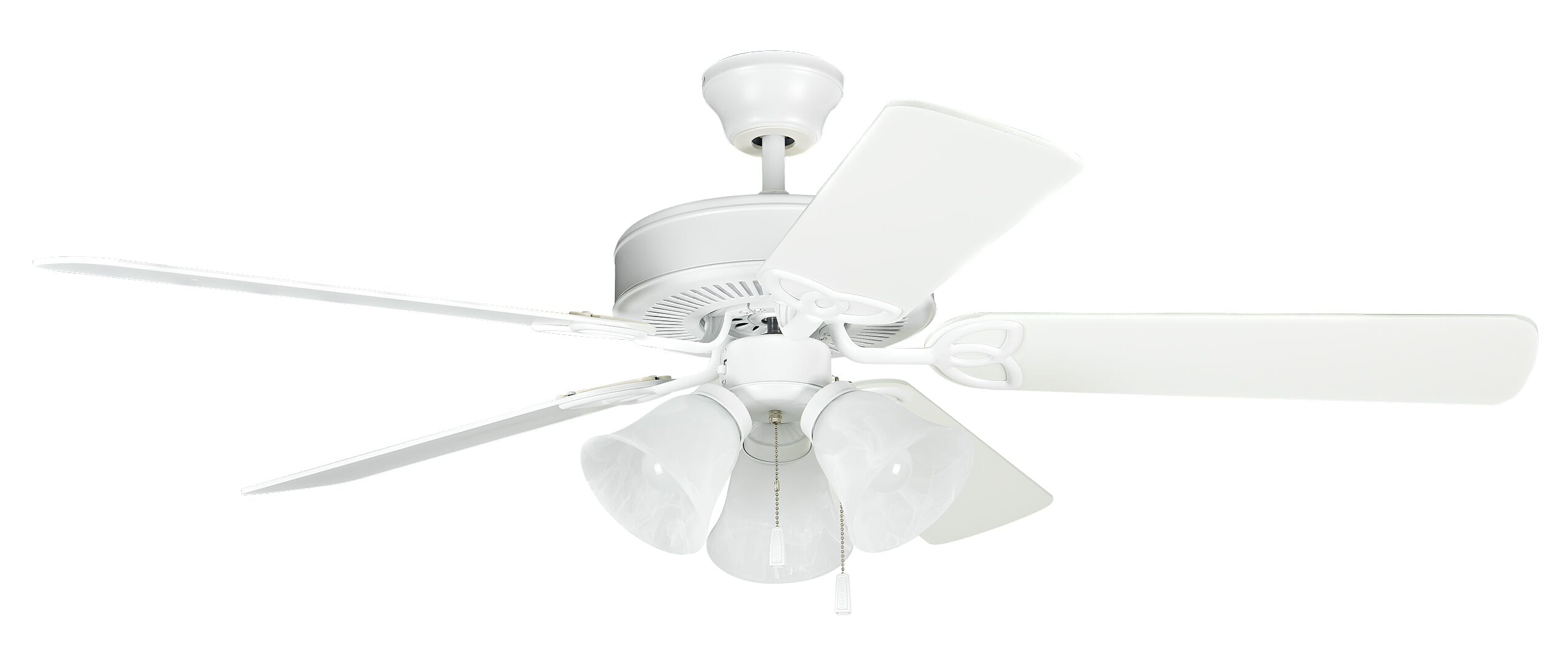 52" Builder Deluxe Ceiling Fan in Matte White