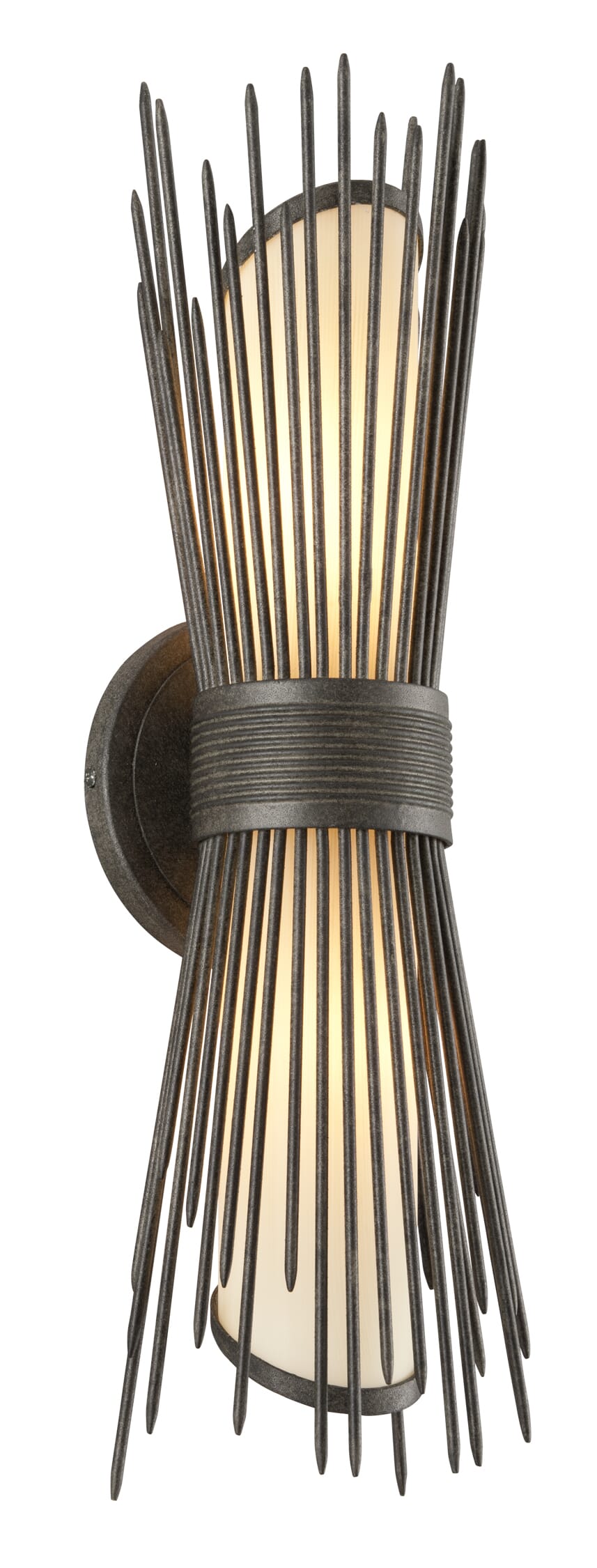 Troy Blink 2-Light 21" Outdoor Wall Light in French Iron