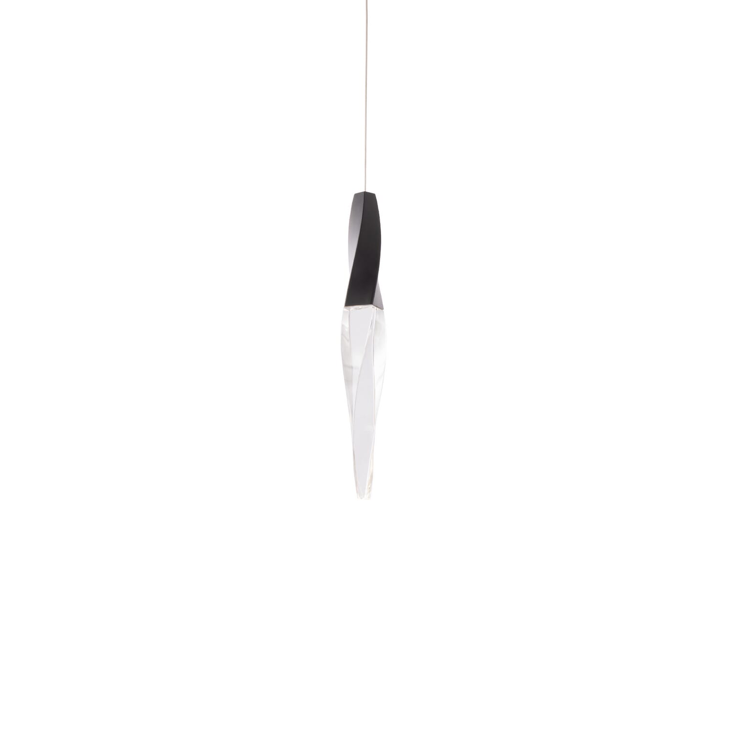 Kindjal 1-Light LED Mini Pendant in Black