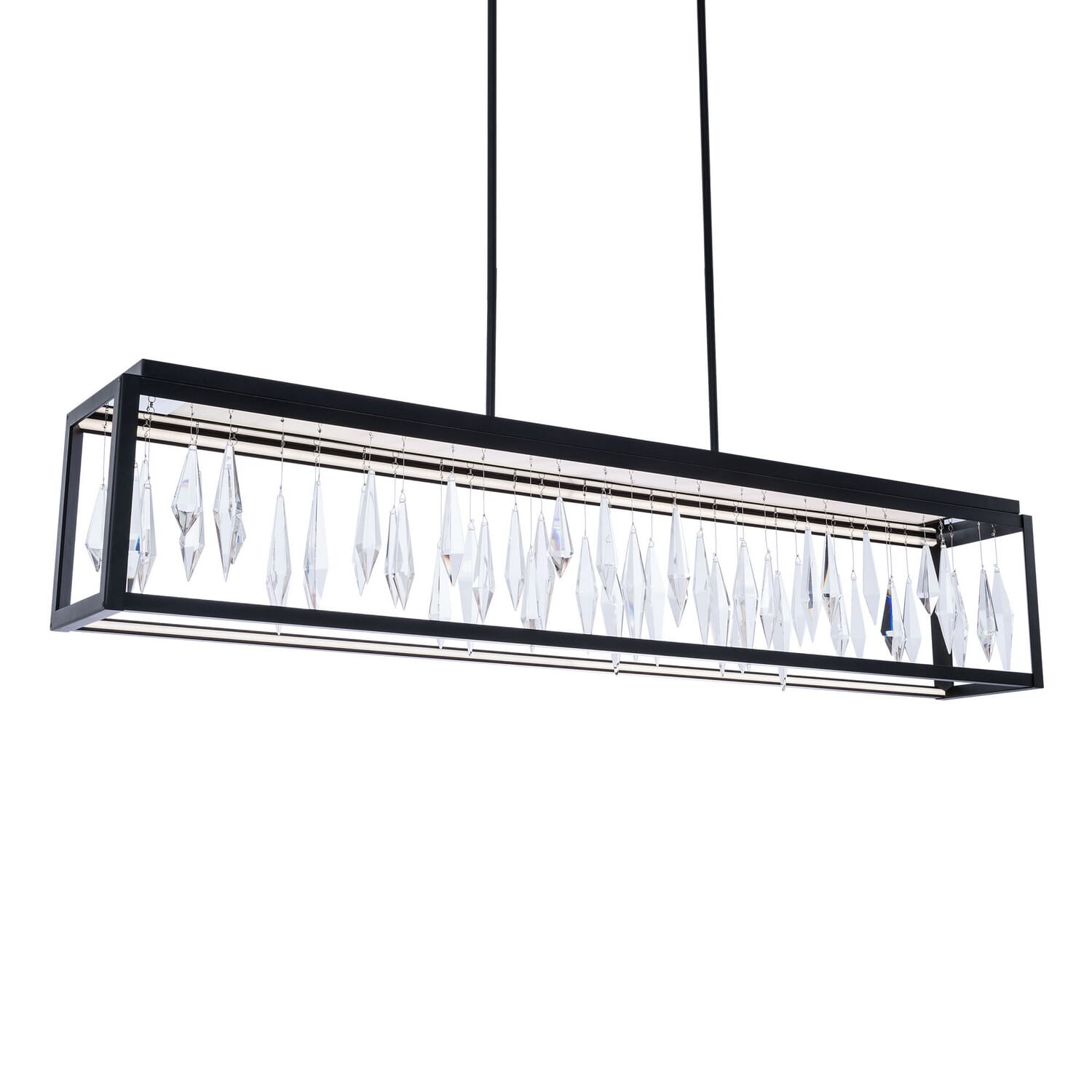 Mirage 1-Light LED Linear Pendant in Black
