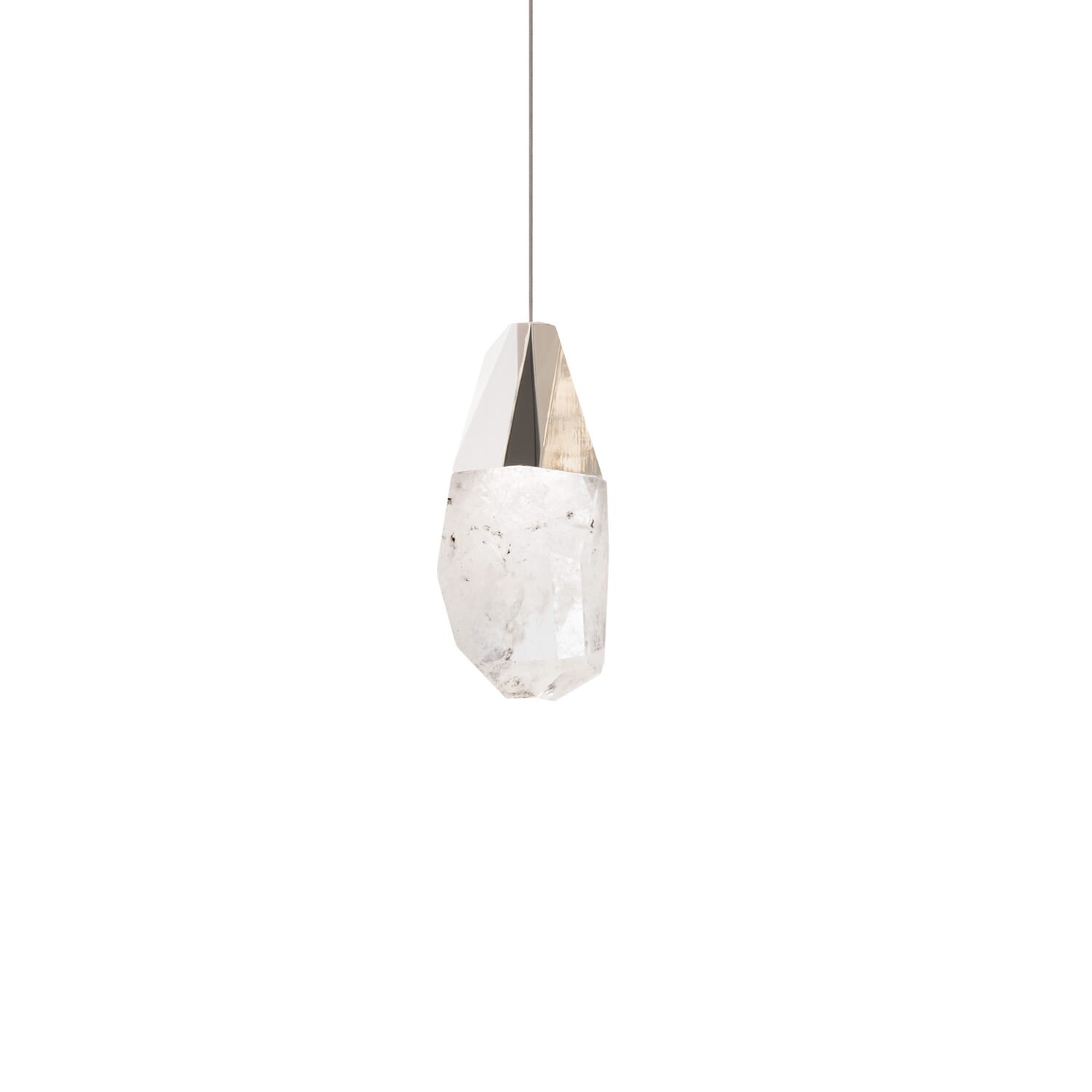 Martini 1-Light LED Mini Pendant in Polished Nickel