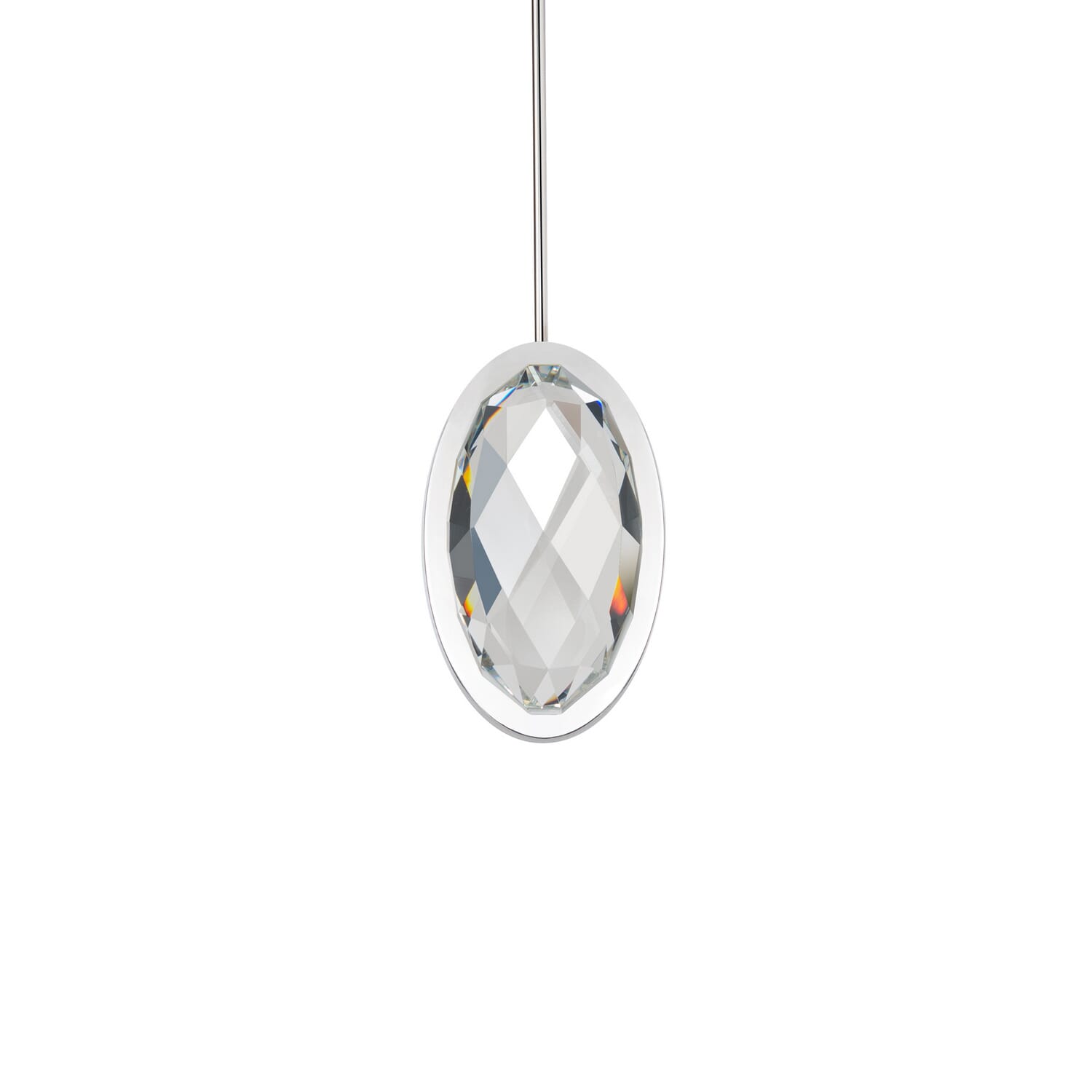 Wonder 1-Light LED Mini Pendant in Polished Nickel