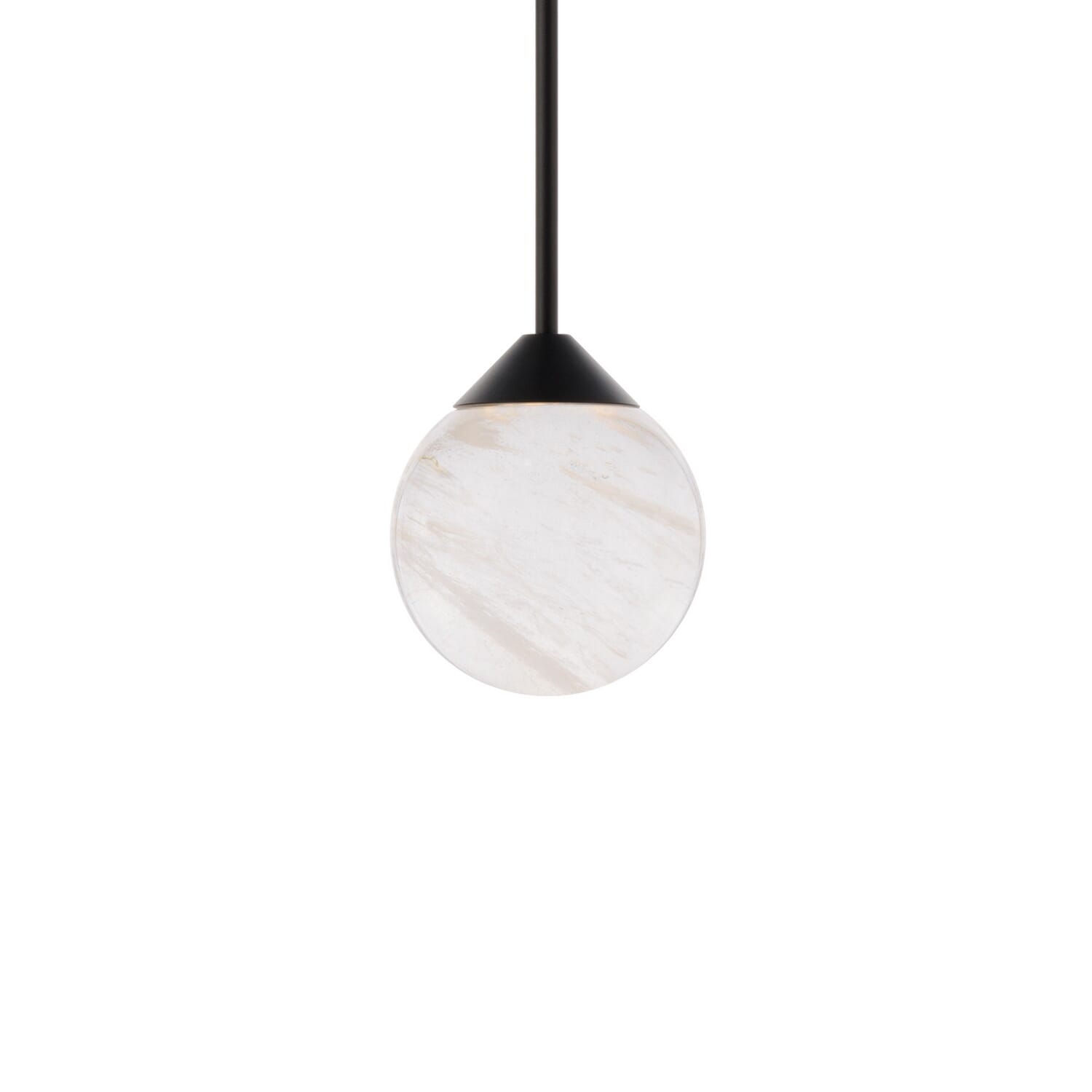 Quest 1-Light LED Mini Pendant in Black