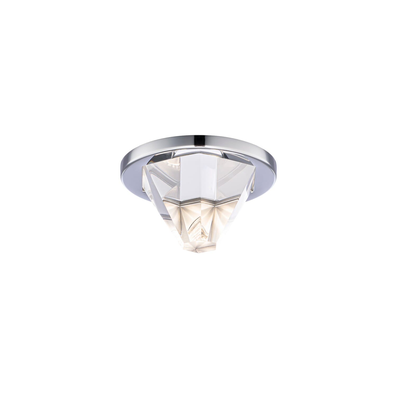 Arles LED Recessed Light in Chrome