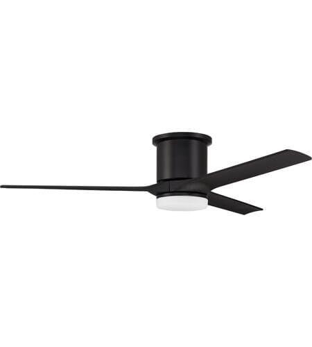 Burke Outdoor Ceiling Fan in Flat Black