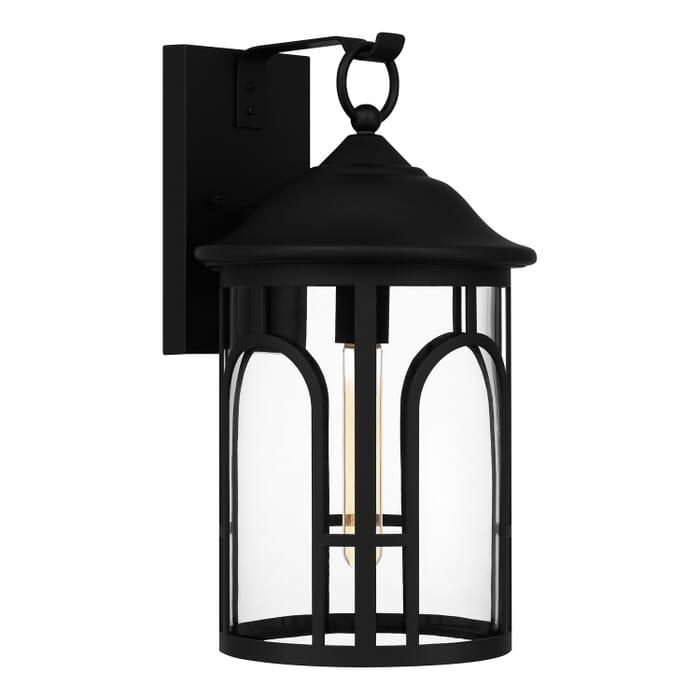 Brampton 1-Light Outdoor Wall Mount in Matte Black Brampton 1-Light Outdoor Wall Mount in Matte Black