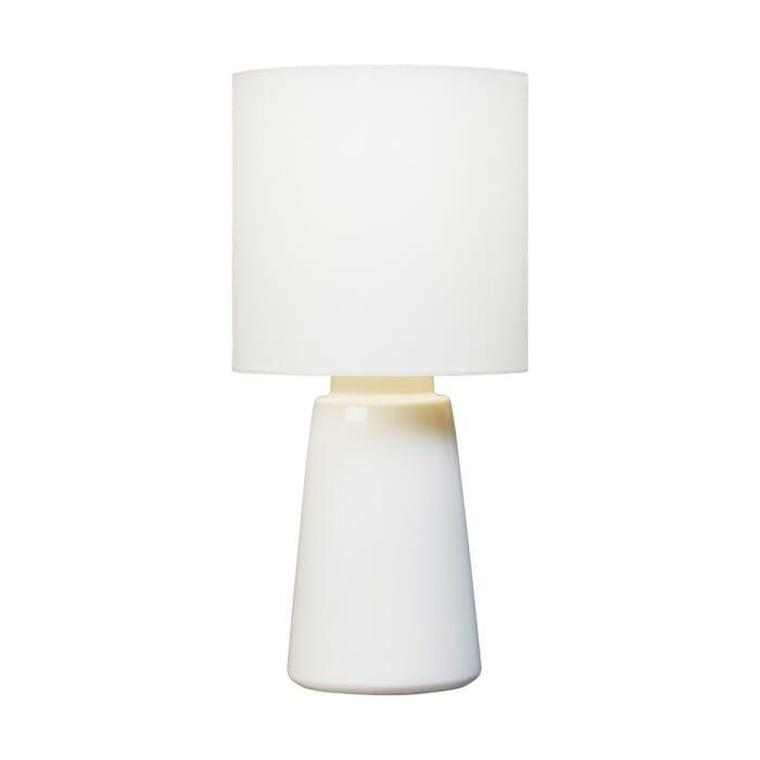 Vessel 1-Light Table Lamp in New White Vessel 1-Light Table Lamp in New White