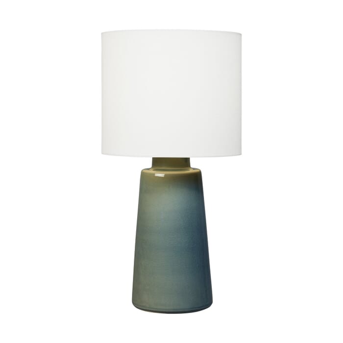 Vessel 1-Light Table Lamp in Blue Anglia Crackle Vessel 1-Light Table Lamp in Blue Anglia Crackle