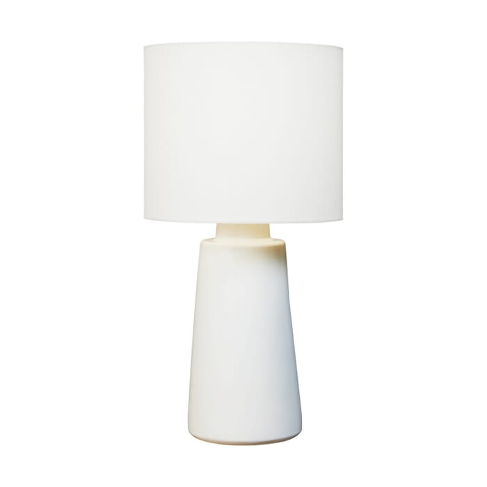 Vessel 1-Light Table Lamp in New White Vessel 1-Light Table Lamp in New White