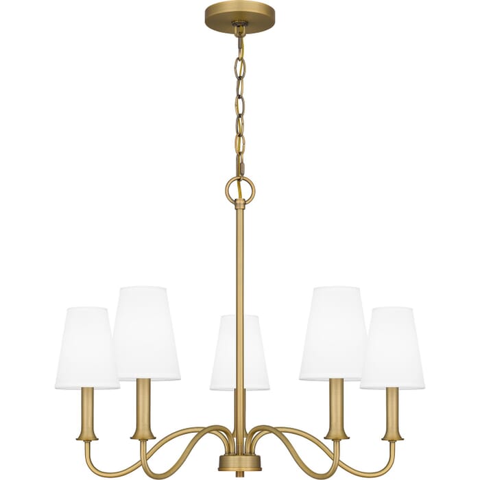 Beatty 5-Light Chandelier in Aged Brass Beatty 5-Light Chandelier in Aged Brass