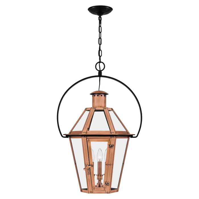 Burdett 3-Light Pendant in Aged Copper Burdett 3-Light Pendant in Aged Copper