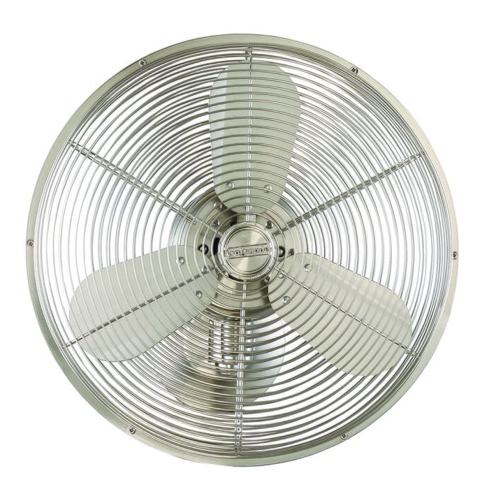 Craftmade 14" Bellows IV Wall Fan in Brushed Polished Nickel Craftmade 14" Bellows IV Wall Fan in Brushed Polished Nickel